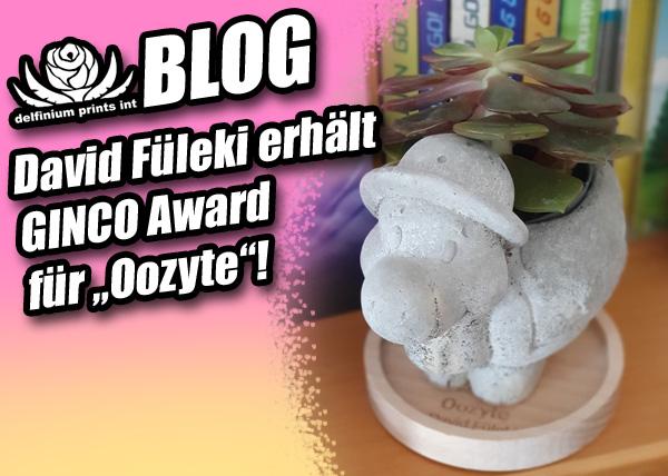 David Füleki erhält GINCO Award für "Oozyte".